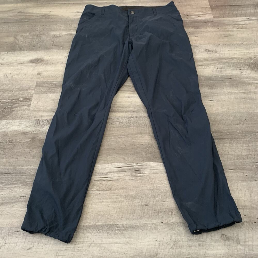 Kuhl Renegade Afire Chino Pants Men 34x32 Blue Stretch Outdoor Hiking Style 5158